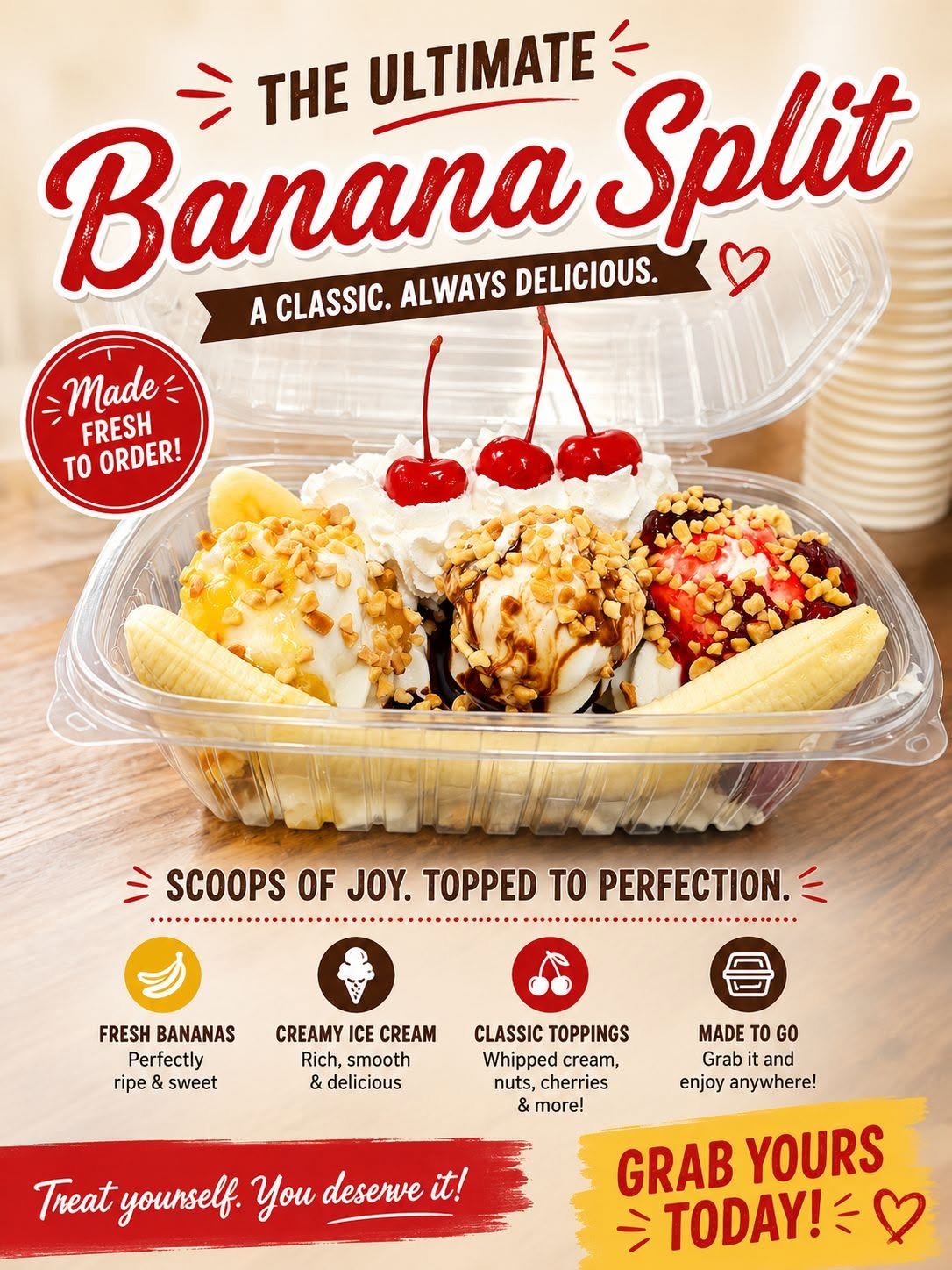 Banana split promo