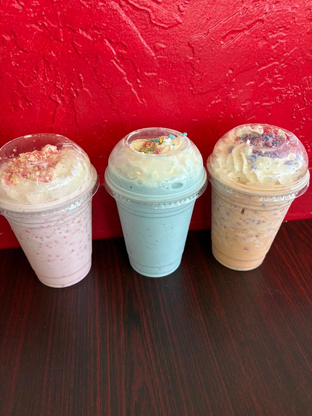 Milkshakes lineup